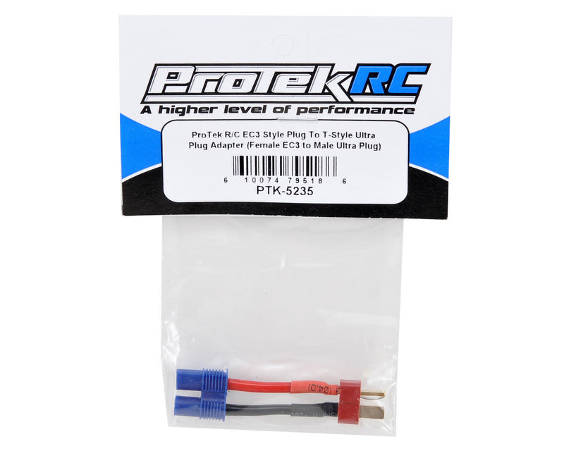 PTK-5235 Protek RC EC3 Style to T-Style Ultra Plug Adapter (Female EC3/ Male Ultra)