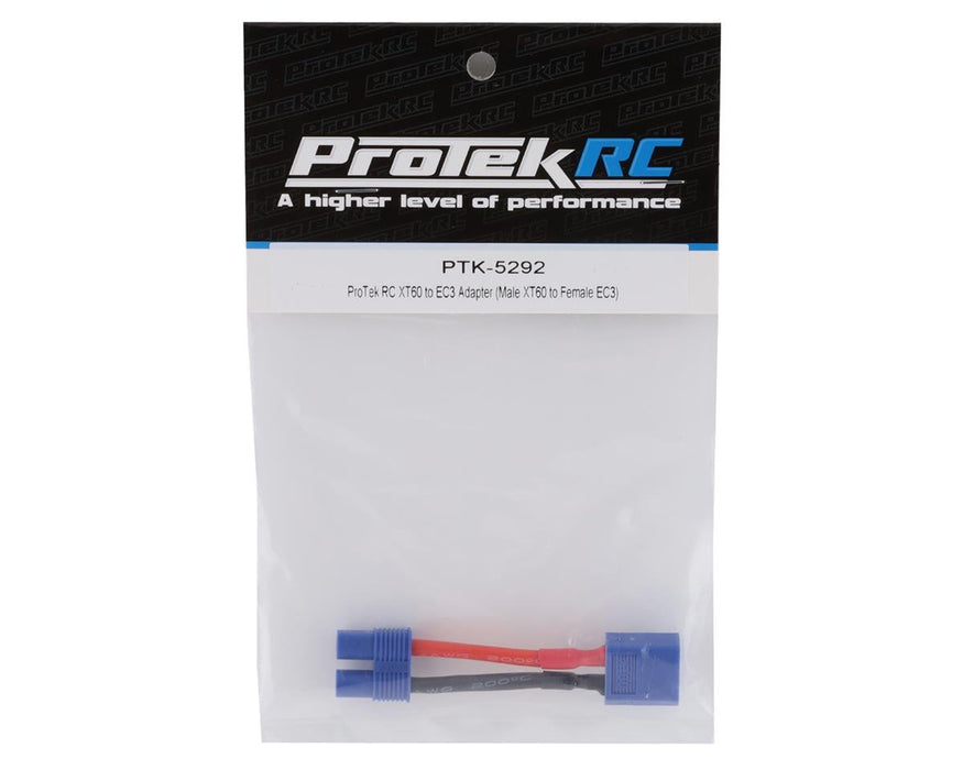 PTK-5292 Protek RC XT60 to EC3 Adapter (Male XT60 to Female EC3)