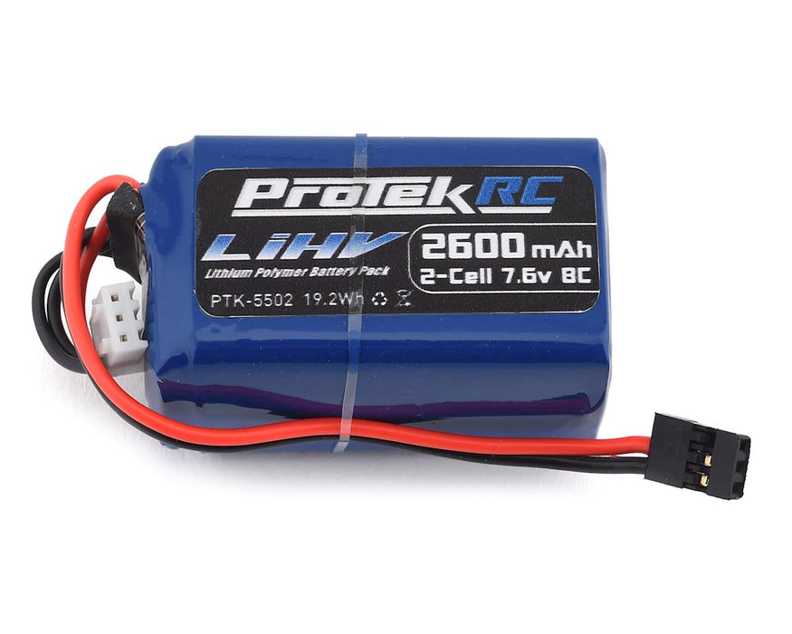 ProTek RC HV LiPo Hump/Short Receiver Battery Pack (Kyosho/Tekno) (7.6V/2600mAh) (w/Balancer Plug) PTK-5502