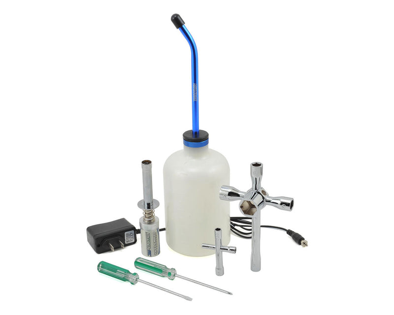 PTK-7601 ProTek RC Nitro Starter Set w/Glow Ignitor, Fuel Bottle, Wrenches & Screwdrivers