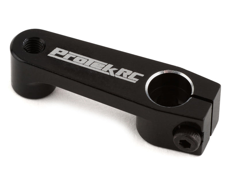 PTK-7615 ProTek RC Associated B74 Series Aluminum Clamping Servo Horn (Black) (25T-Futaba/Savox/ProTek)