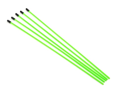 PTK-8352 ProTek RC Antenna Tube w/Caps (Flo Green) (5)