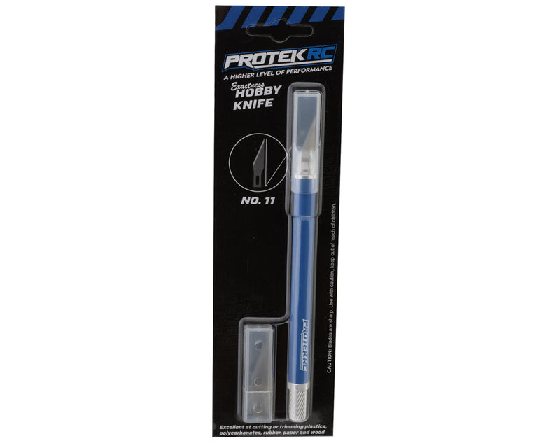 PTK-8485 ProTek RC Exactness High Grip Hobby Knife w/5 Extra Blades (#11 Blade)