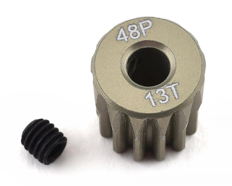 PTK-8600 Protek RC 48P Lightweight Hard Anodized Aluminum Pinion Gear (3.17mm Bore) (13T)