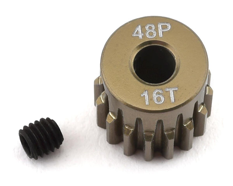 PTK-8603 ProTek RC 48P Lightweight Hard Anodized Aluminum Pinion Gear (3.17mm Bore) (16T)