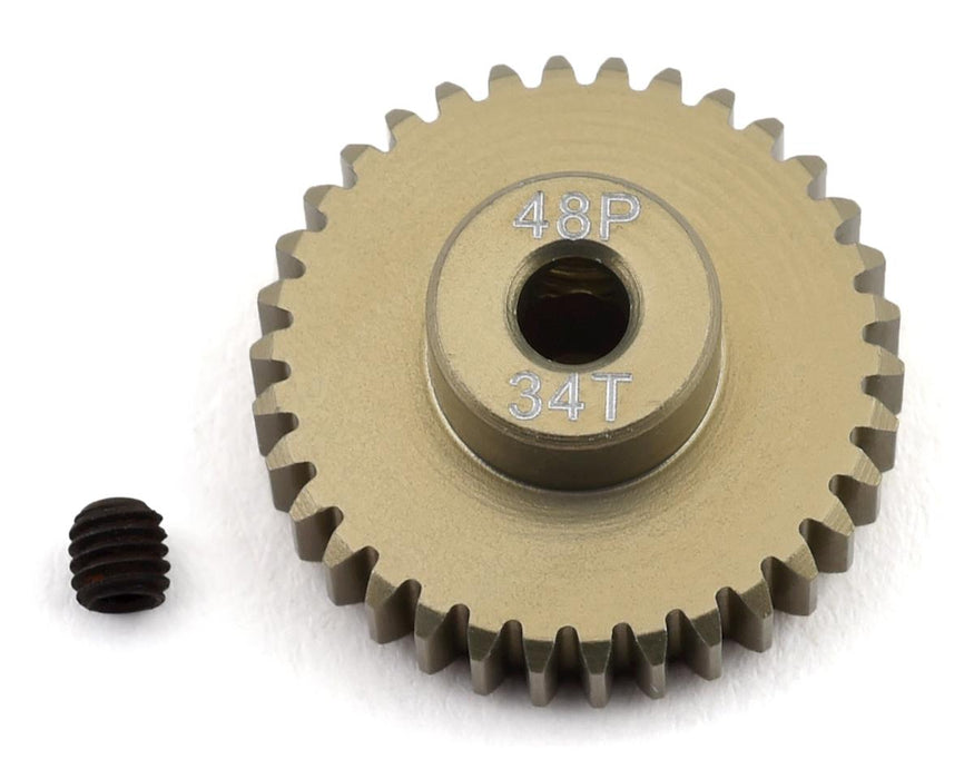 PTK-8621 Protek RC 48P Lightweight Hard Anodized Aluminum Pinion Gear (3.17mm Bore) (34T)