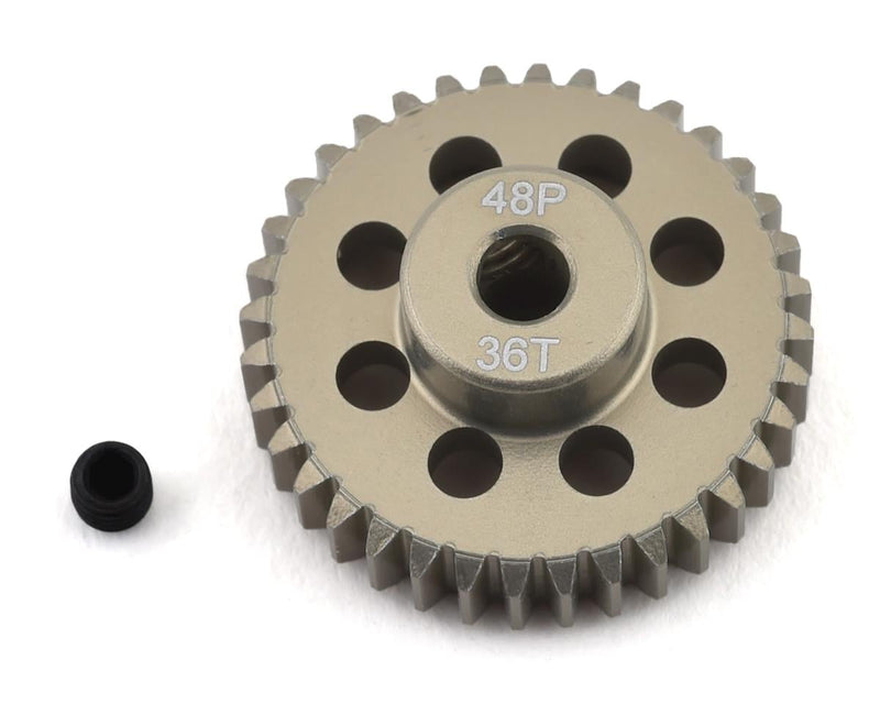 PTK-8623 ProTek RC 48P Lightweight Hard Anodized Aluminum Pinion Gear (3.17mm Bore) (36T)
