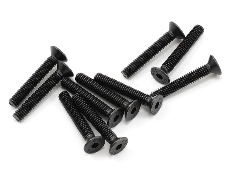 PTK-H-2309 ProTek RC 4x25mm "High Strength" Flat Head Screws (10)