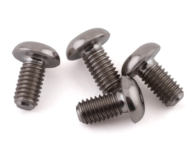 PTK-T-5098 ProTek RC 3x6mm "Grade 5" Titanium Button Head Hex Screw (4)