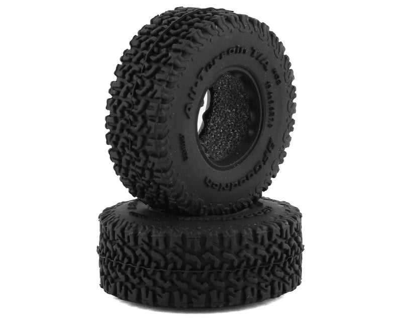 ZT0219 RC4WD BFGoodrich All Terrain K02 0.7" Scale Micro Crawler Tires (39mm OD) (2) (X2S3) w/Foam Inserts