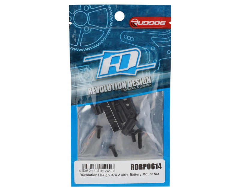 RDRP0614 Revolution Design Associated B74.2 Ultra Battery Mount Set