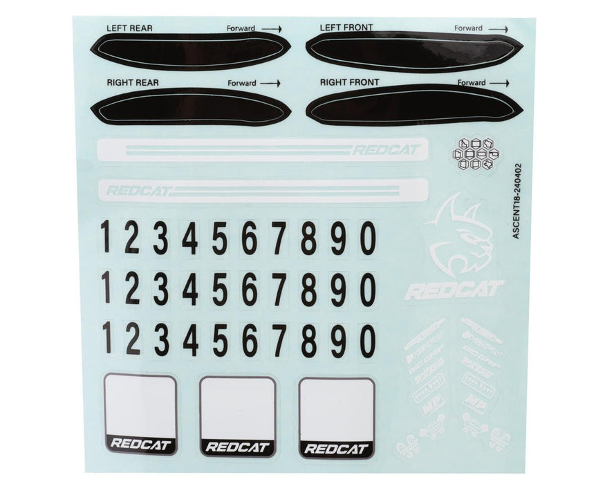 RER29971 Redcat Ascent-18 1/18 4WD RTR Rock Crawler Body (Clear)