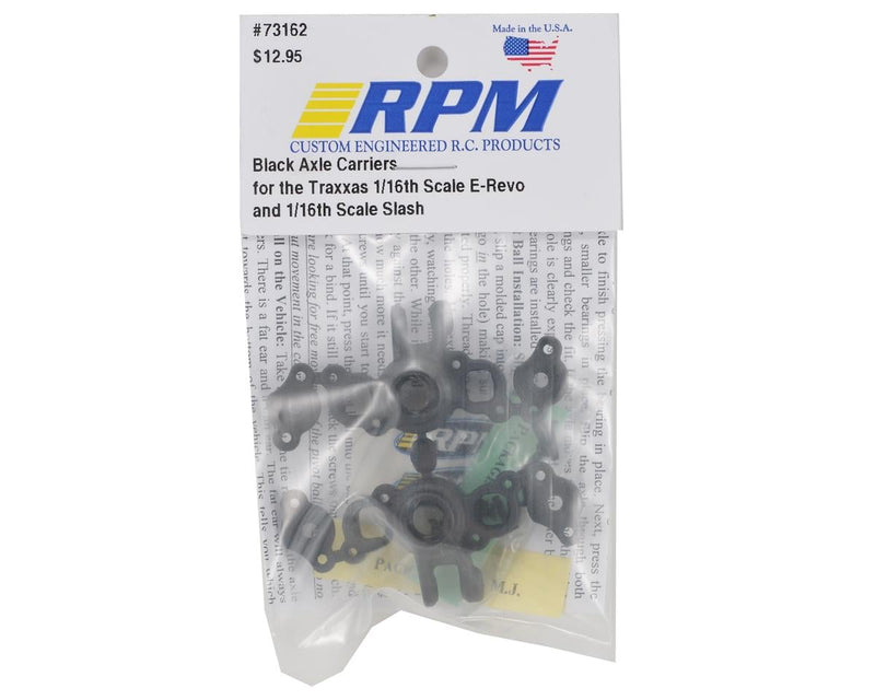 73162 RPM Axle Carriers for Traxxas 1/16 E-Revo (Black)