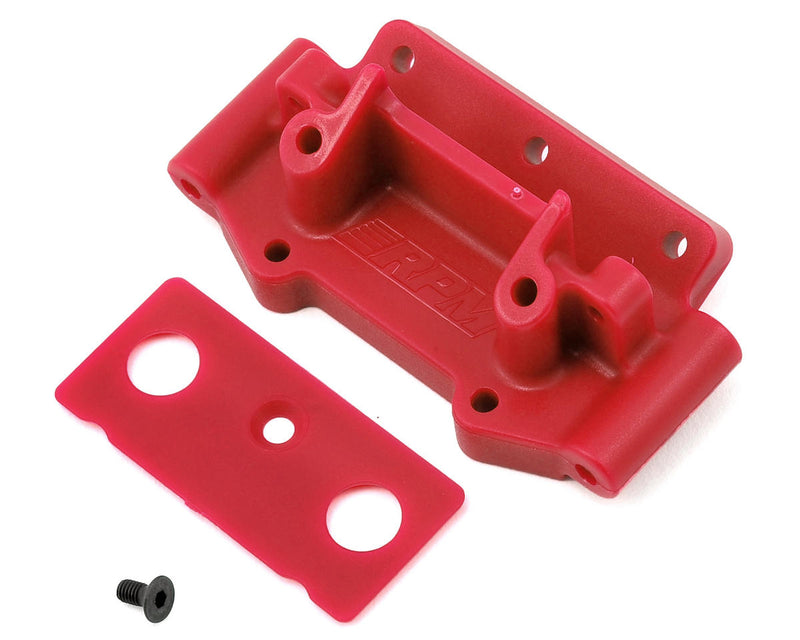 73759 RPM Front Bulkhead - Fits 1/10 Scale Traxxas 2WD Bandit, Rustler, Slash [RED]