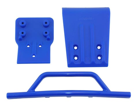 80025 RPM Blue Front Bumper & Skid Plate For Traxxas Slash 4x4