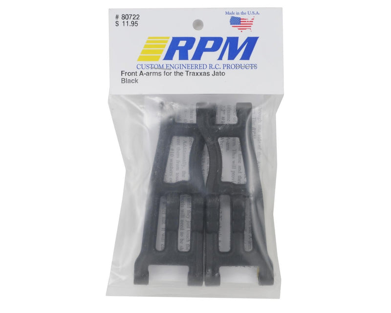 80722 RPM Front A-Arms for Traxxas Jato (Black) (2)