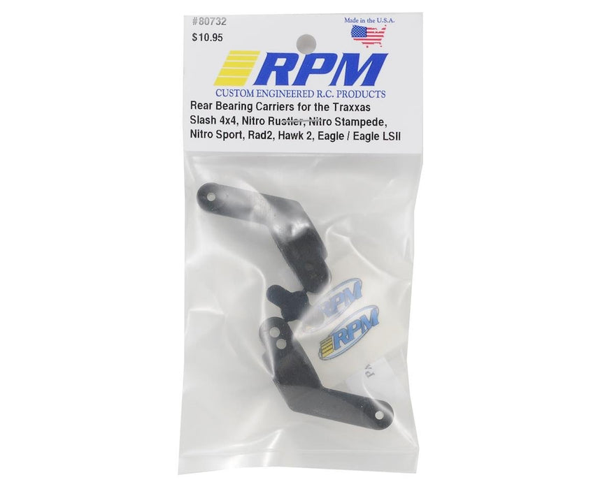 80732 RPM Rear Bearing Carrier - Fits Traxxas Slash, Rally, Nitro Slash [BLACK]