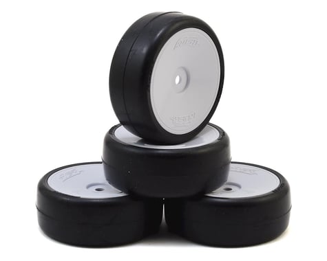 Sweep 2735417 True Black Low Profile Rubber pre glued 4pc tire set. SQT-32BK