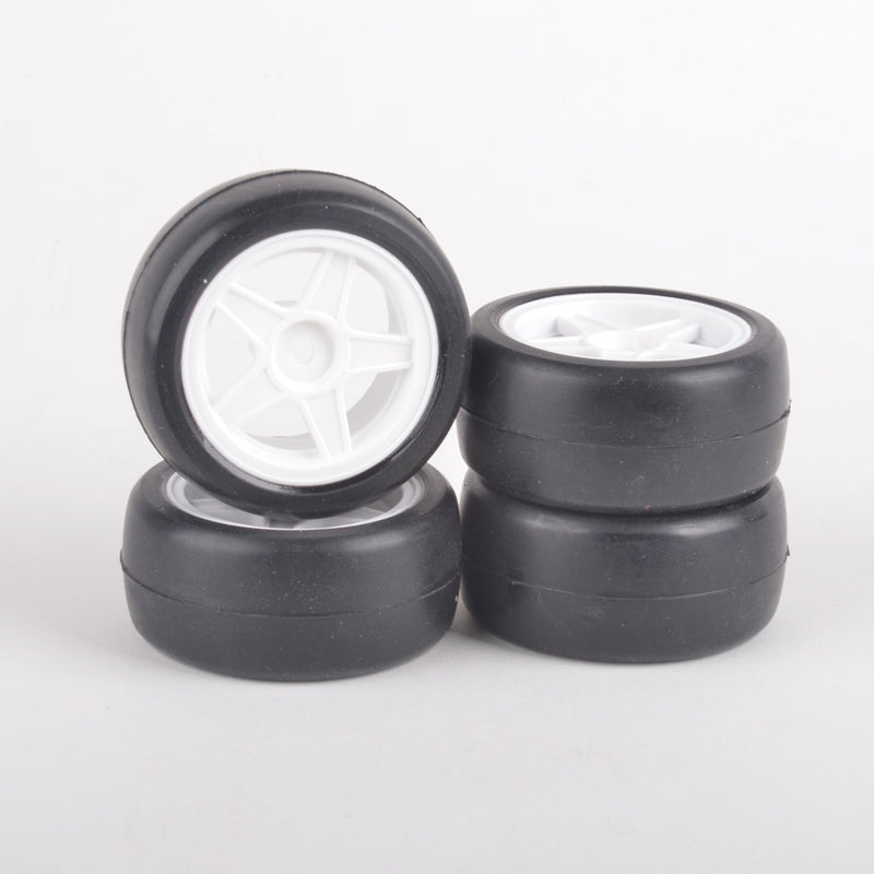 RU0486 Rush Mini Tires 30 Round Pre-Glued 4pcs