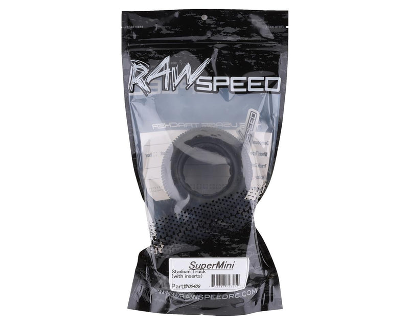 100409SB Raw Speed RC SuperMini 2.2" 1/10 Stadium Truck Tires (2) (Super Soft)