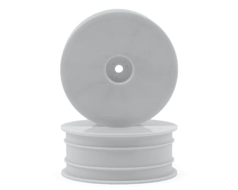 150502W Raw Speed RC 2.2" 1/10 2WD Front Wheels (White) (2) (B6/RB6) w/12mm Hex