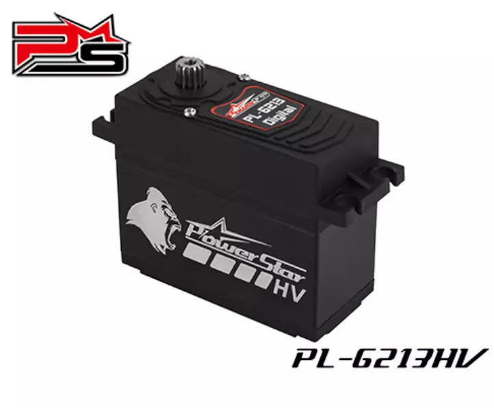 PL-6213 PowerStar HV DC Motor HV Digital Servo For 1/5th Scale RC Car