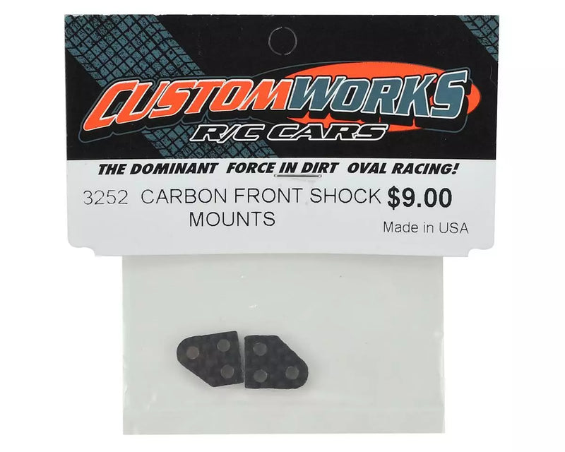 3252 Custom Works Carbon Front Shock Mounts