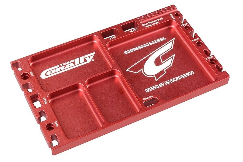 16306 Team Corally Multi purpose Ultra Tray RED