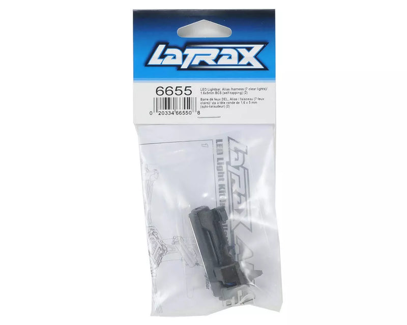6655 Traxxas LaTrax Alias LED Light Bar 7 Clear Lights Self-Tapping