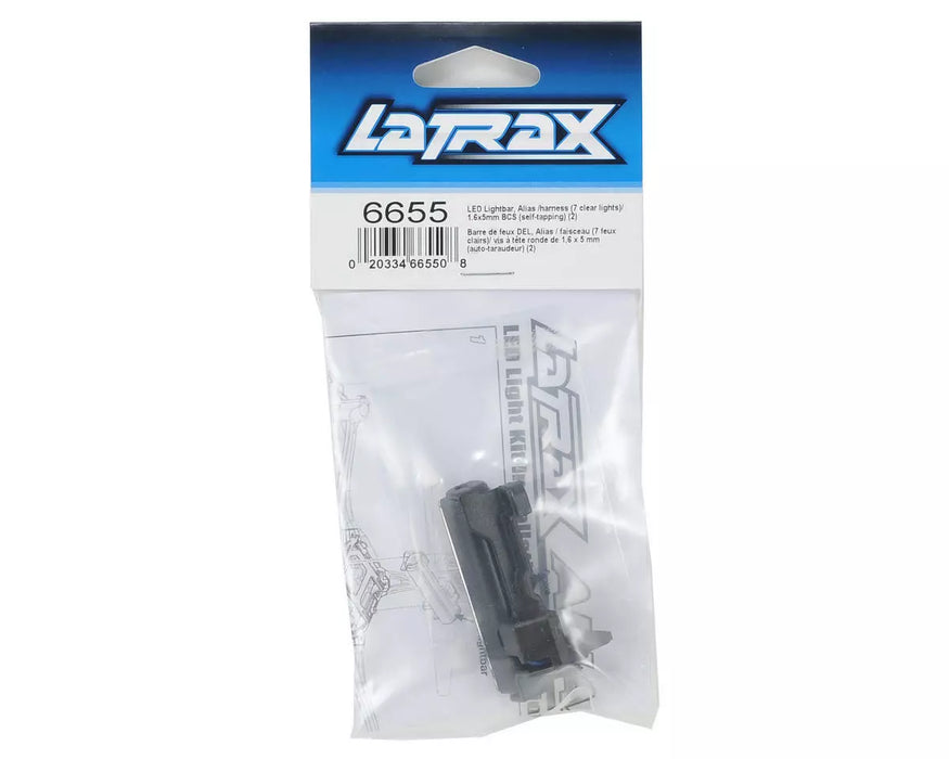 6655 Traxxas LaTrax Alias LED Light Bar 7 Clear Lights Self-Tapping