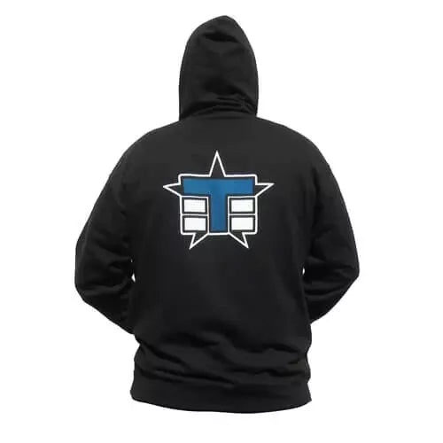 Tekno RC “Stripe” Independent Design Company Medium Black Pullover Hoodie