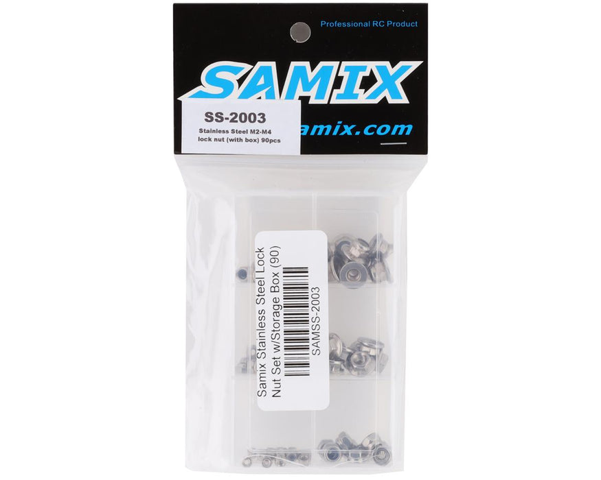 Samix Stainless Steel Lock Nut Set w/Storage Box (90) SAMSS-2003