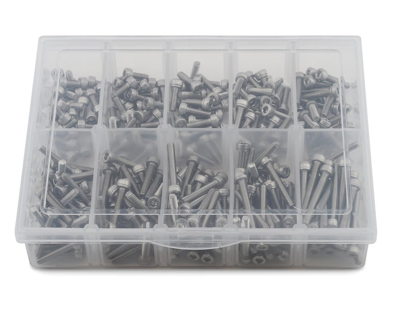 Samix Stainless Steel M3 Screw Set w/Plastic Box (300) (Cap Head)