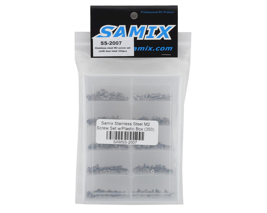 Samix Stainless Steel M2 Screw Set (W/ Box) total 350pcs SAMSS-2007