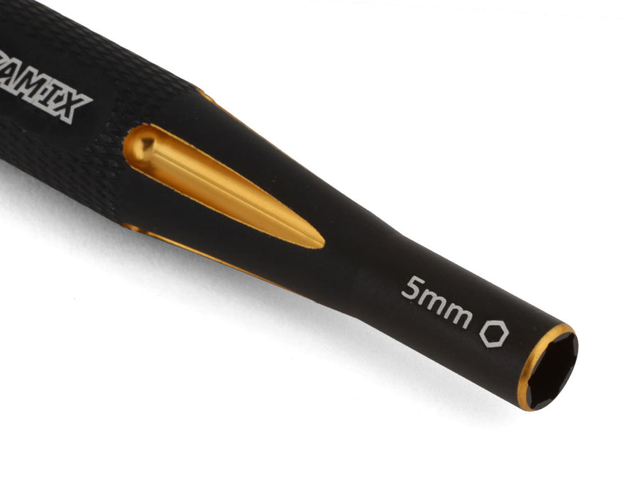 SAMTRX4M-SD15 Samix TRX-4M 2-in-1 Hex Wrench/Nut Driver (Gold) (1.5mm Hex/5mm Nut)