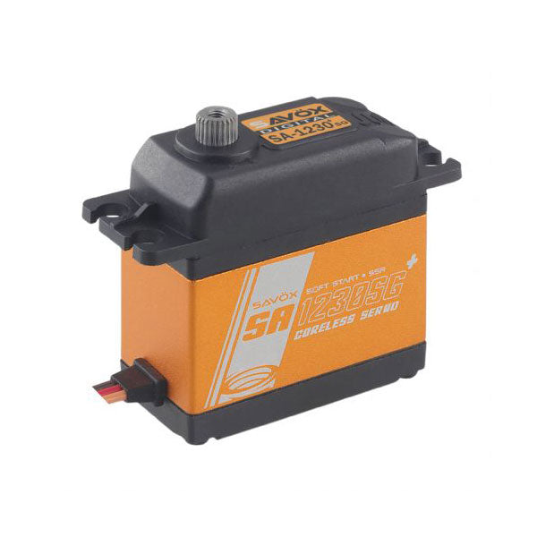 SAVSA1230SGP Savox Coreless Digital Servo with Soft Start, 0.16sec / 500oz @ 6V