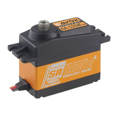 SC-1258TG PLUS Savox Standard Size Coreless Digital Servo with Soft Start, .08/166 @ 6V