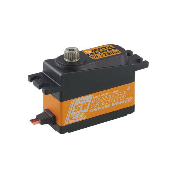 SV1250MGP Savox High Voltage Micro Tail Servo w/Soft Start, 0.095sec / 111.1oz @ 7.4v