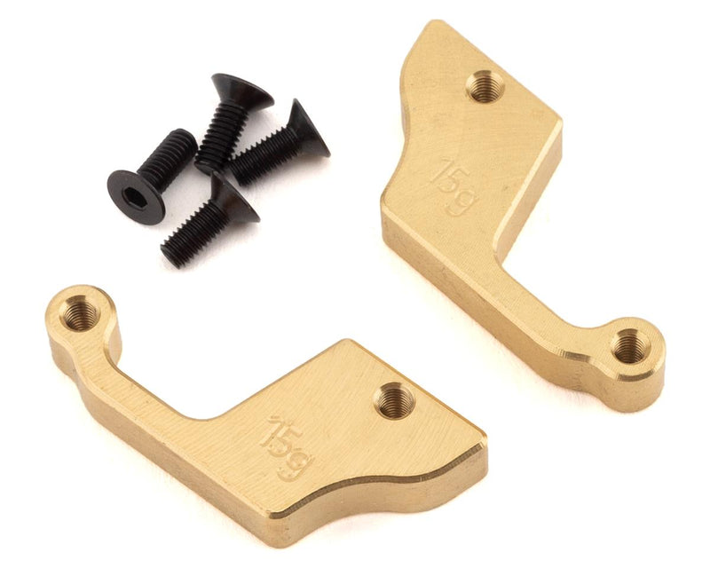 U7664 Schumacher Cougar Laydown Brass Rear Weight (2) (15g)