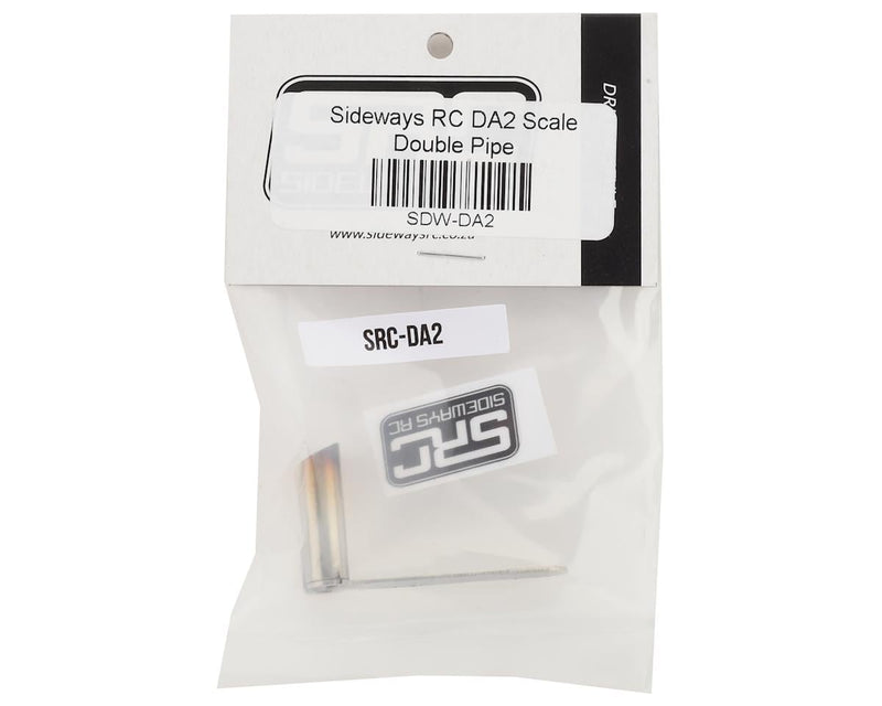 SDW-DA2 Sideways RC Scale Drift DA2 Scale Double Pipe Dual Exhaust Tip