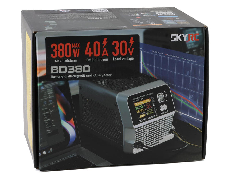 SK-600153 SkyRC BD380 Battery Discharger & Analyzer (40A/380W)