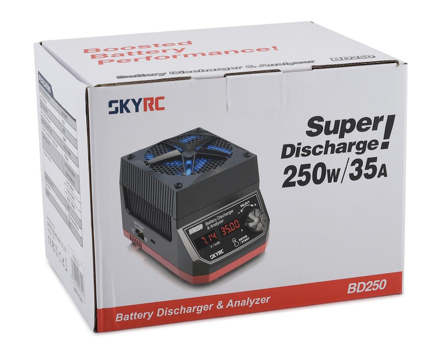 SK-600133-01 Sky RC BD250 35 Amp LiPo/LiHV/NiMH Battery Discharger & Analyzer (35A/250W)