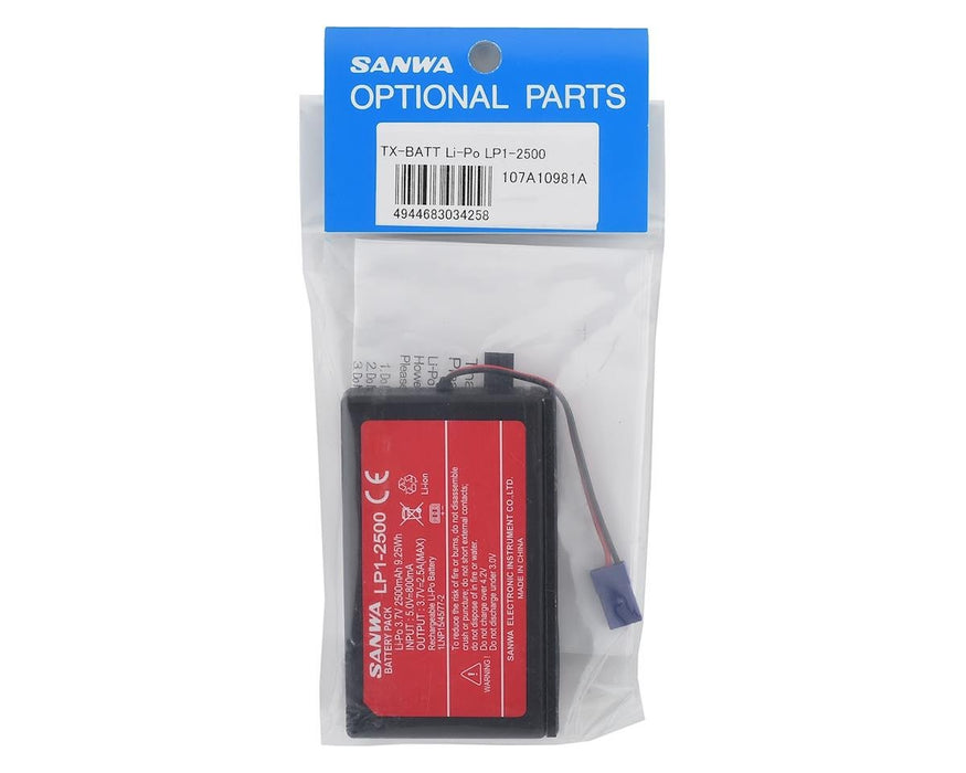 SNW107A10981A Sanwa/Airtronics M17 1S LiPo Battery