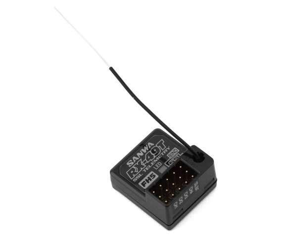 107A41432A Sanwa 4-channel RX-49T FH5 Telemetry Receiver