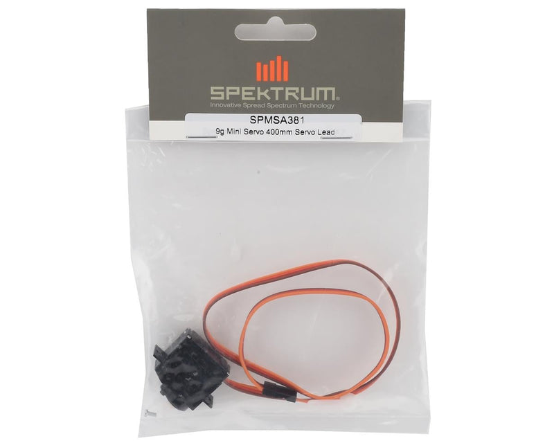 SPMSA381 Spektrum RC 9g Mini Servo w/ 400mm Servo Lead