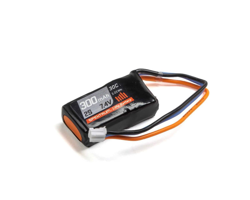 SPMX3002S30 Spektrum 2S 30C LiPo Battery Pack w/PH Connector (7.4V/300mAh)