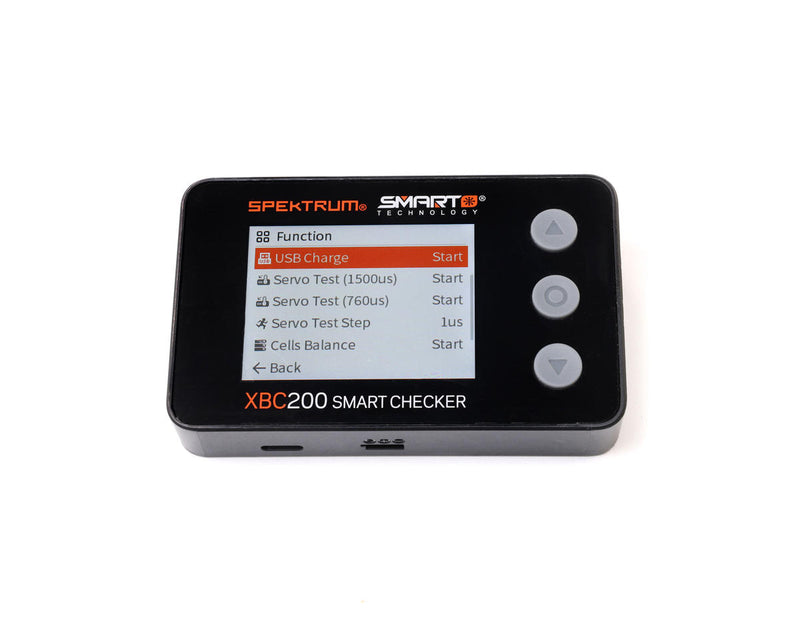 SPMXBC200 Spektrum RC XBC200 Smart Battery Checker & Servo Tester
