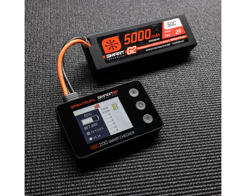 SPMXBC200 Spektrum RC XBC200 Smart Battery Checker & Servo Tester