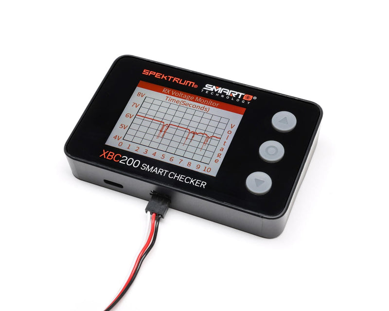 SPMXBC200 Spektrum RC XBC200 Smart Battery Checker & Servo Tester