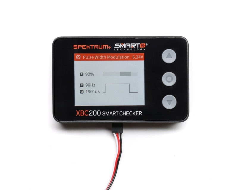 SPMXBC200 Spektrum RC XBC200 Smart Battery Checker & Servo Tester
